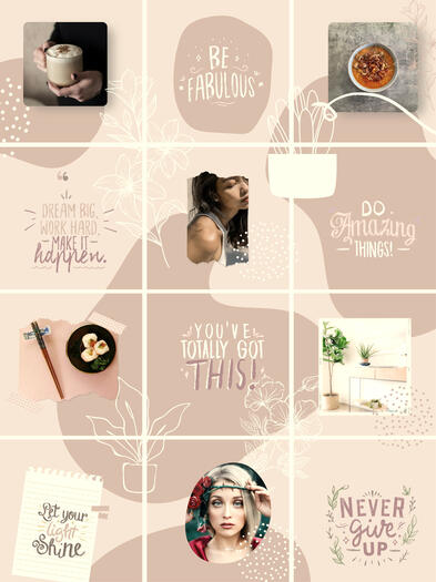 Instagram Puzzle Done in Canva (3x4)